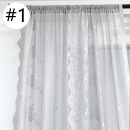 Rideaux Transparents Élégants Pour Le Salon