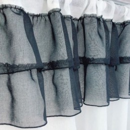 Rideaux En Tulle Brodé Modernes En Roseau Pour Salon Et Chambre À Coucher