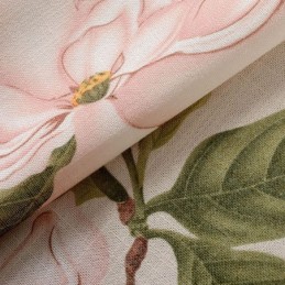 Rideau Rural Américain Sur Mesure, Tissu En Coton Protecteur Pour L'Environnement, Imprimé De Fleurs Fraîches
