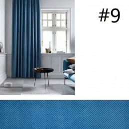 Rideau Moderne De Couleur Unie, Rideau Occultant Sur Mesure Pour Salon