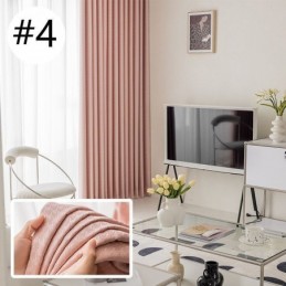 Rideau Jacquard Pied-De-Poule Sur Mesure, Rideau Occultant Pour Salon Et Chambre À Coucher