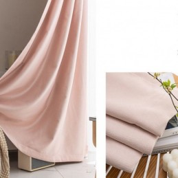Rideaux Occultants De Couleur Unie Style Nordique Pour Salon