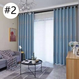 Rideaux Jacquard Arbre Modernes Légers Luxe Nordique Pour Salon Salle À Manger