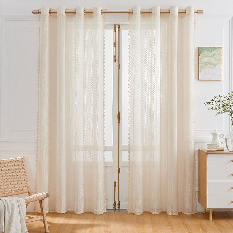 Rideau En Tulle Moderne Sur Mesure, Délicat Et Translucide, Pour Fenêtre De Salon Ou De Chambre À Coucher