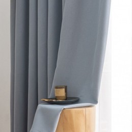 Rideaux Occultants De Couleur Unie Style Nordique Pour Salon