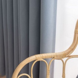 Rideaux Occultants De Couleur Unie Style Nordique Pour Salon