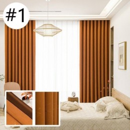 Rideau Occultant Sur Mesure, Brodé, Isolant Thermique, Pour Salon