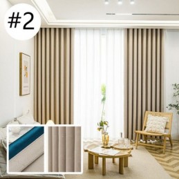 Rideau Occultant Sur Mesure, Brodé, Isolant Thermique, Pour Salon