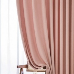 Rideaux Occultants De Couleur Unie Style Nordique Pour Salon