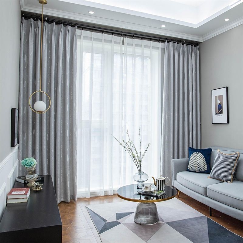 Rideaux Jacquard Ondulés, Rideau De Fenêtre Sur Mesure Pour Salon