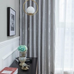 Rideaux Jacquard Ondulés, Rideau De Fenêtre Sur Mesure Pour Salon