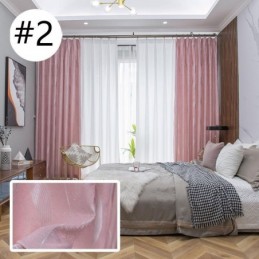 Rideaux Jacquard Ondulés, Rideau De Fenêtre Sur Mesure Pour Salon
