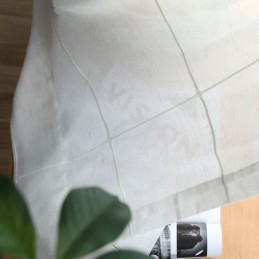 Rideau Transparent Minimaliste Sur Mesure, Grand Panneau En Voile Jacquard À Treillis Pour Salon