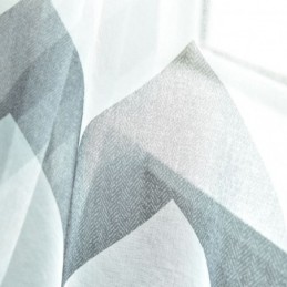 Rideau Transparent Simple Et Nordique Sur Mesure, Motif Ondulé Imprimé Pour Salon