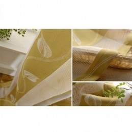 Rideaux En Voile Modernes À Feuilles Transparentes, Rideau Sur Mesure Pour Chambre À Coucher, Salon