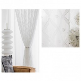 Rideau Transparent Délicat Sur Mesure, Rideaux En Tulle Brodé Pour Salon