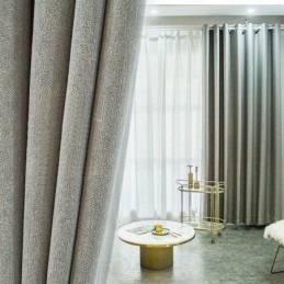 Rideaux Occultants De Couleur Unie Style Nordique Pour Salon