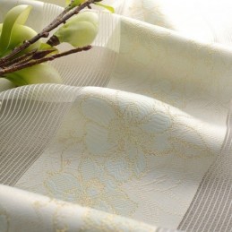 Rideau En Tulle Floral Moderne Sur Mesure Pour Salon Et Chambre À Coucher