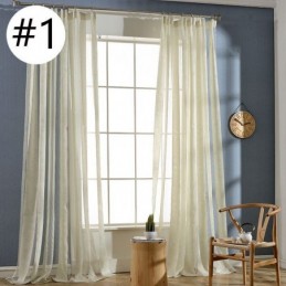 Rideau En Tulle Floral Moderne Sur Mesure Pour Salon Et Chambre À Coucher