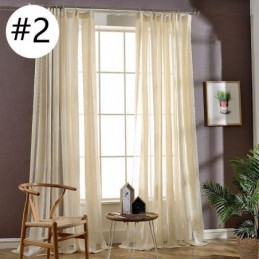 Rideau En Tulle Floral Moderne Sur Mesure Pour Salon Et Chambre À Coucher