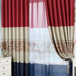 Rideau Occultant De Style Britannique, Fabriqué Sur Mesure, Motifs De Tour De Rideau, Rideaux Imprimés Pour Salon