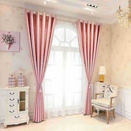 Rideaux Jacquard À Pois Occultants Modernes Pour Salon Et Chambre À Coucher