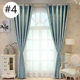 Rideaux Jacquard À Pois Occultants Modernes Pour Salon Et Chambre À Coucher