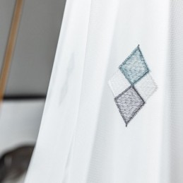 Rideau Brodé Haut De Gamme Sur Mesure, Décoration D'Intérieur, Transparent, Pour Salon, Chambre À Coucher
