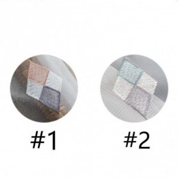Rideau Brodé Haut De Gamme Sur Mesure, Décoration D'Intérieur, Transparent, Pour Salon, Chambre À Coucher