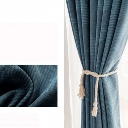 Rideaux Occultants Géométriques, Rideau Jacquard Sur Mesure Pour Chambre À Coucher