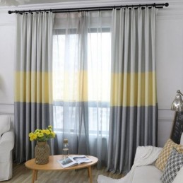 Rideau Sur Mesure Rideau À Rayures Nordiques Fenêtre