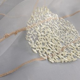 Rideau Transparent Délicat Sur Mesure, Rideaux En Tulle Brodé Pour Salon