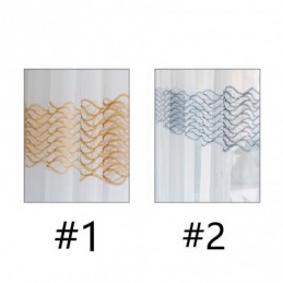 Rideau Transparent Respirant Sur Mesure, Voile Décoratif Européen En Tulle Pour Salon