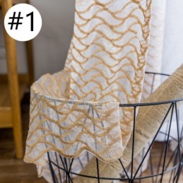 Rideau Transparent Respirant Sur Mesure, Voile Décoratif Européen En Tulle Pour Salon
