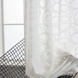 Rideaux En Tulle Blanc, Voile Transparent Moderne, Rideau Sur Mesure Pour Salon Et Chambre À Coucher
