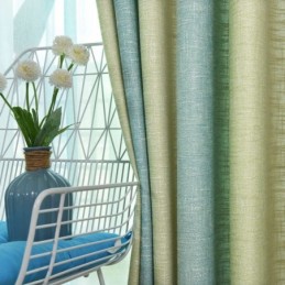 Rideau Semi-Occultant Simple Sur Mesure, Imprimé À Rayures Colorées, Pour Salon