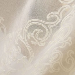 Rideau Transparent Brodé Sur Mesure, Décoration Blanche Pour Fenêtre, Salon, Chambre À Coucher