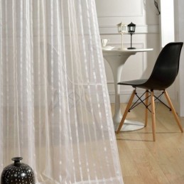 Rideau En Tulle Blanc...