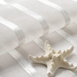 Rideau En Tulle Blanc Élégant Sur Mesure Pour Salon Et Chambre À Coucher