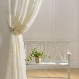 Rideau En Voile Nordique Sur Mesure, Brodé, Transparent, Pour Salon, Chambre À Coucher