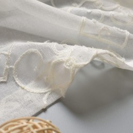 Rideau En Voile Nordique Sur Mesure, Brodé, Transparent, Pour Salon, Chambre À Coucher