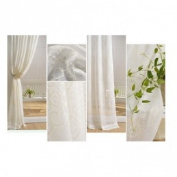 Rideau En Voile Nordique Sur Mesure, Brodé, Transparent, Pour Salon, Chambre À Coucher