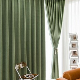 Rideaux Occultants De Couleur Unie Style Nordique Pour Salon