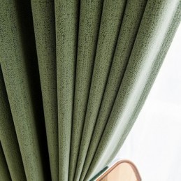 Rideaux Occultants De Couleur Unie Style Nordique Pour Salon