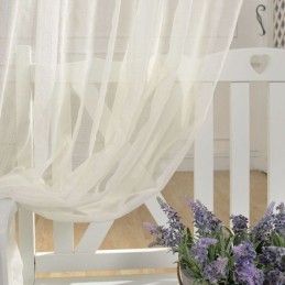 Rideau Transparent Respirant Sur Mesure, Voile Décoratif En Tulle Blanc Pour Salon