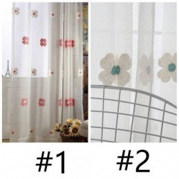 Rideau Brodé Transparent Sur Mesure, Décoratif, Floral, Pour Salon, Chambre À Coucher