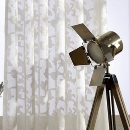 Rideau Transparent Blanc Sur Mesure En Tulle Pour Salon Et Chambre À Coucher