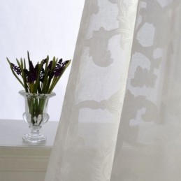 Rideau Transparent Blanc Sur Mesure En Tulle Pour Salon Et Chambre À Coucher