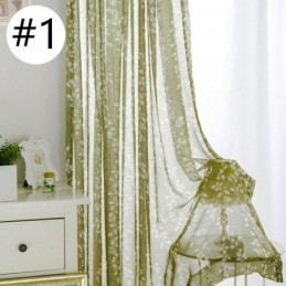 Rideau Transparent Imprimé Simplicity Sur Mesure, En Tulle, Pour Salon
