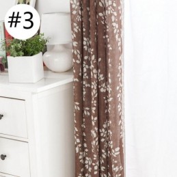 Rideau Transparent Imprimé Simplicity Sur Mesure, En Tulle, Pour Salon